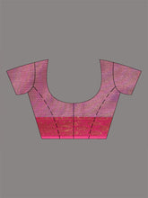 Load image into Gallery viewer, Violet Cotton Blend Handwoven Saree With Nakshi Design