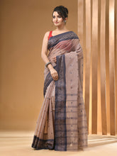 Load image into Gallery viewer, Ecru Pure Cotton Tant Saree With Woven Designs
