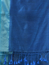 Load image into Gallery viewer, Blue Cotton Soft Saree With Zari Border

