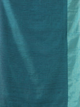 Load image into Gallery viewer, Magenta And Teal Half &amp; Half Cotton Soft Saree With Zari Border
