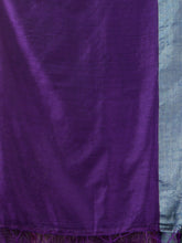 Load image into Gallery viewer, Purple Cotton Soft Saree With Zari Border
