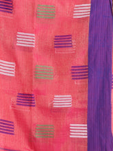 Load image into Gallery viewer, Punch Pink Tissue Saree With Woven Designs
