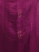 Load image into Gallery viewer, Magenta Cotton Blend Saree With Sequin Work
