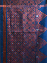Load image into Gallery viewer, Black Cotton Blend Saree With Nakshi Designs
