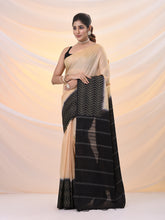 Load image into Gallery viewer, Beige Silk Blend Saree With Weaved Borders

