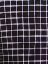 Load image into Gallery viewer, Red And Black Cotton Handspun Soft Saree With Stripes Borders
