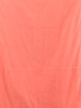 Load image into Gallery viewer, Orange Cotton Handwoven Soft Saree With Pompom
