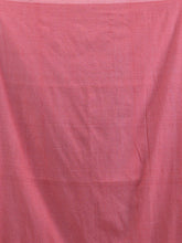Load image into Gallery viewer, Salmon Red Cotton Handwoven Soft Saree With Pompom
