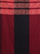 Load image into Gallery viewer, Blue Cotton Handspun Soft Saree With Woven Paisley Borders
