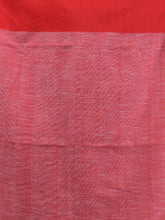 Load image into Gallery viewer, White Cotton Handspun Soft Saree With Ikkat designs
