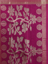 Load image into Gallery viewer, Pink Silk Cotton Jamdani Saree With Woven Designs
