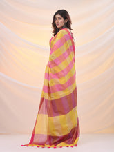Load image into Gallery viewer, Multicolor Tissue Colorblocked Soft Saree
