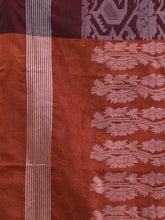 Load image into Gallery viewer, OrangeTissue Handwoven Saree With Jamdani Borders
