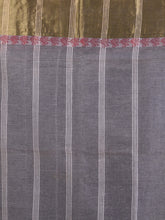 Load image into Gallery viewer, Grey Pure Cotton Tant Saree With Woven Designs

