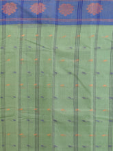Load image into Gallery viewer, Green Pure Cotton Tant Saree With Woven Designs
