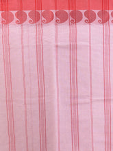 Load image into Gallery viewer, White And Red Pure Cotton Tant Saree With Woven Designs
