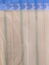 Load image into Gallery viewer, Cream Pure Cotton Tant Saree With Woven Designs
