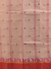 Load image into Gallery viewer, Beige Pure Cotton Tant Saree With Woven Designs
