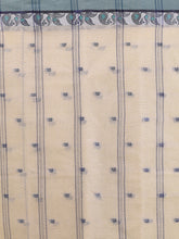 Load image into Gallery viewer, Ecru Pure Cotton Tant Saree With Woven Designs
