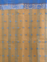 Load image into Gallery viewer, Light Beige Pure Cotton Tant Saree With Woven Designs
