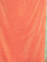 Load image into Gallery viewer, Orange &amp; Green Solid Handwoven Cotton Saree

