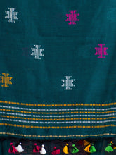 Load image into Gallery viewer, Teal Cotton Saree
