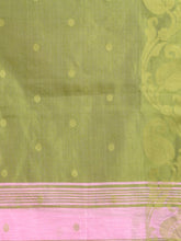 Load image into Gallery viewer, Pink Cotton Handspun Handwoven Saree With Kolka Border
