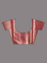 Load image into Gallery viewer, Fuchsia Silk Handwoven Soft Saree With Kolka Border
