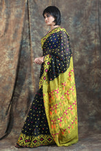 Load image into Gallery viewer, Black Allover Buta Weaving Jamdani Saree
